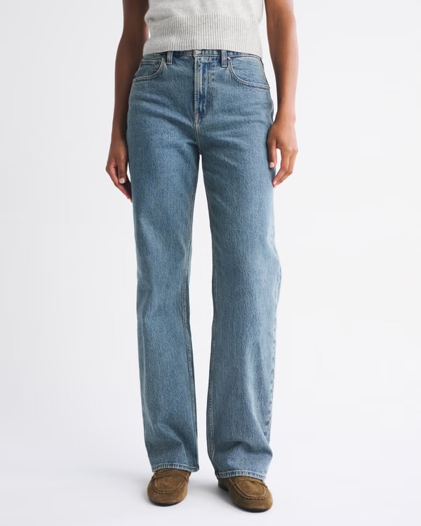 ABERCROMBIE & FITCH Curve Love '90s Relaxed Jean